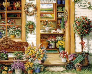  Boutique Tableaux - fantaisie fleur boutique jardin